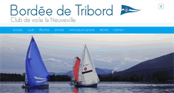 Desktop Screenshot of bordee-de-tribord.ch
