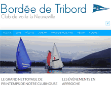 Tablet Screenshot of bordee-de-tribord.ch